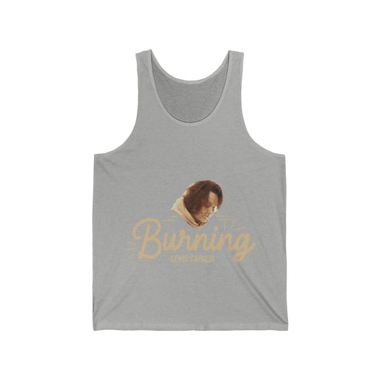 Lewis Capaldi Unisex Jersey Tank Top - Burning