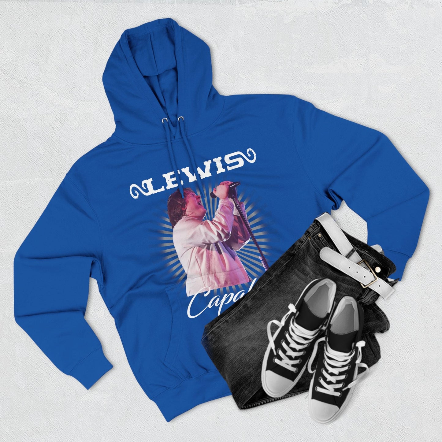 Lewis Capaldi Three-Panel Fleece Hoodie - Graphic