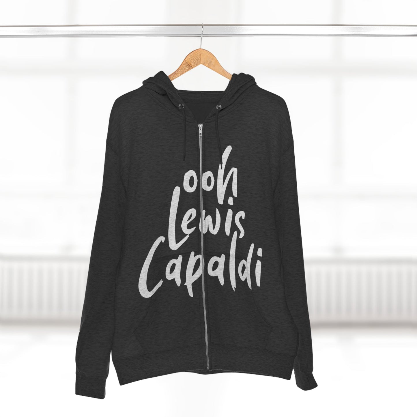 Lewis Capaldi Unisex Zip Hoodie - Ooh Lewis Capaldi