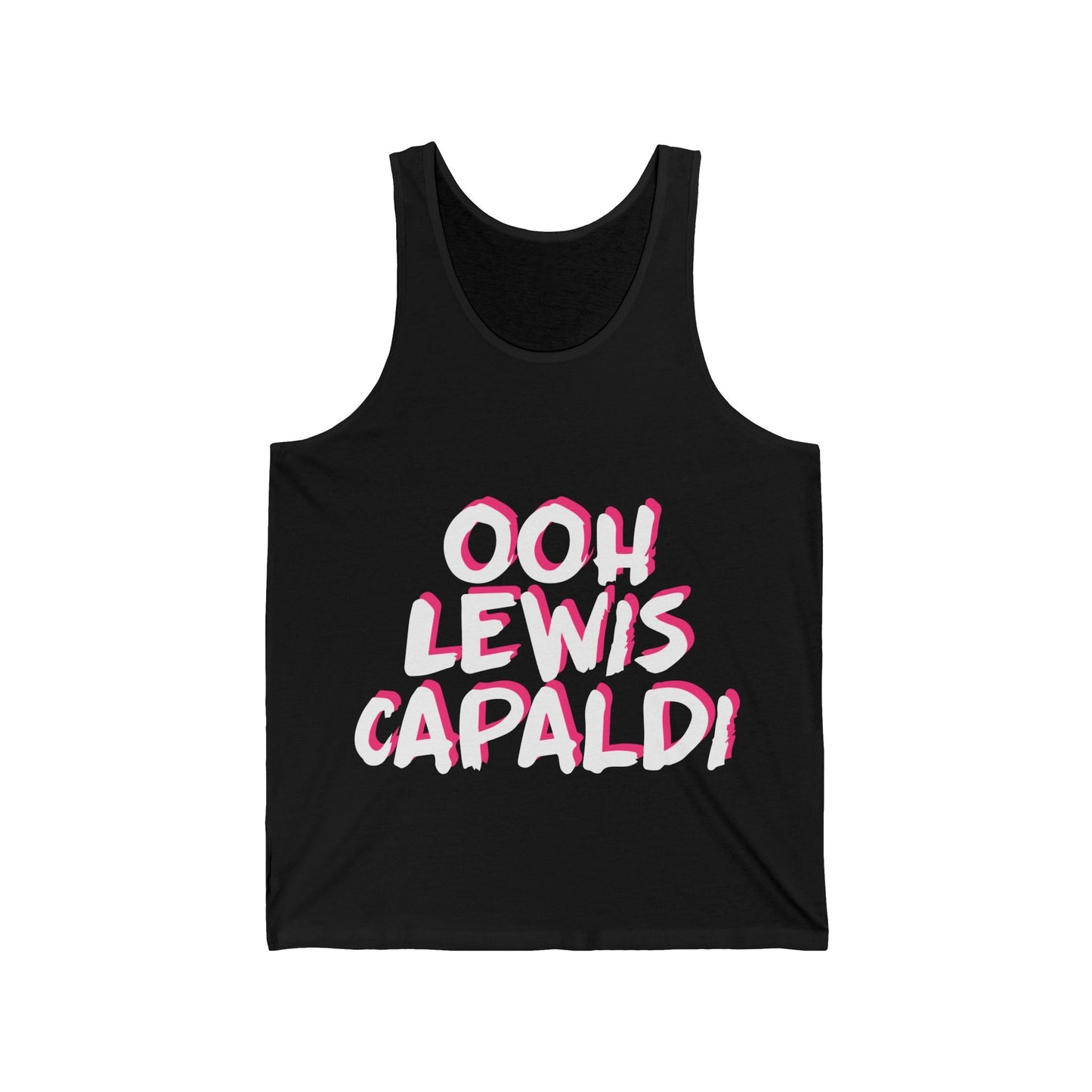 Lewis Capaldi Unisex Jersey Tank Top - Ooh Lewis Capaldi