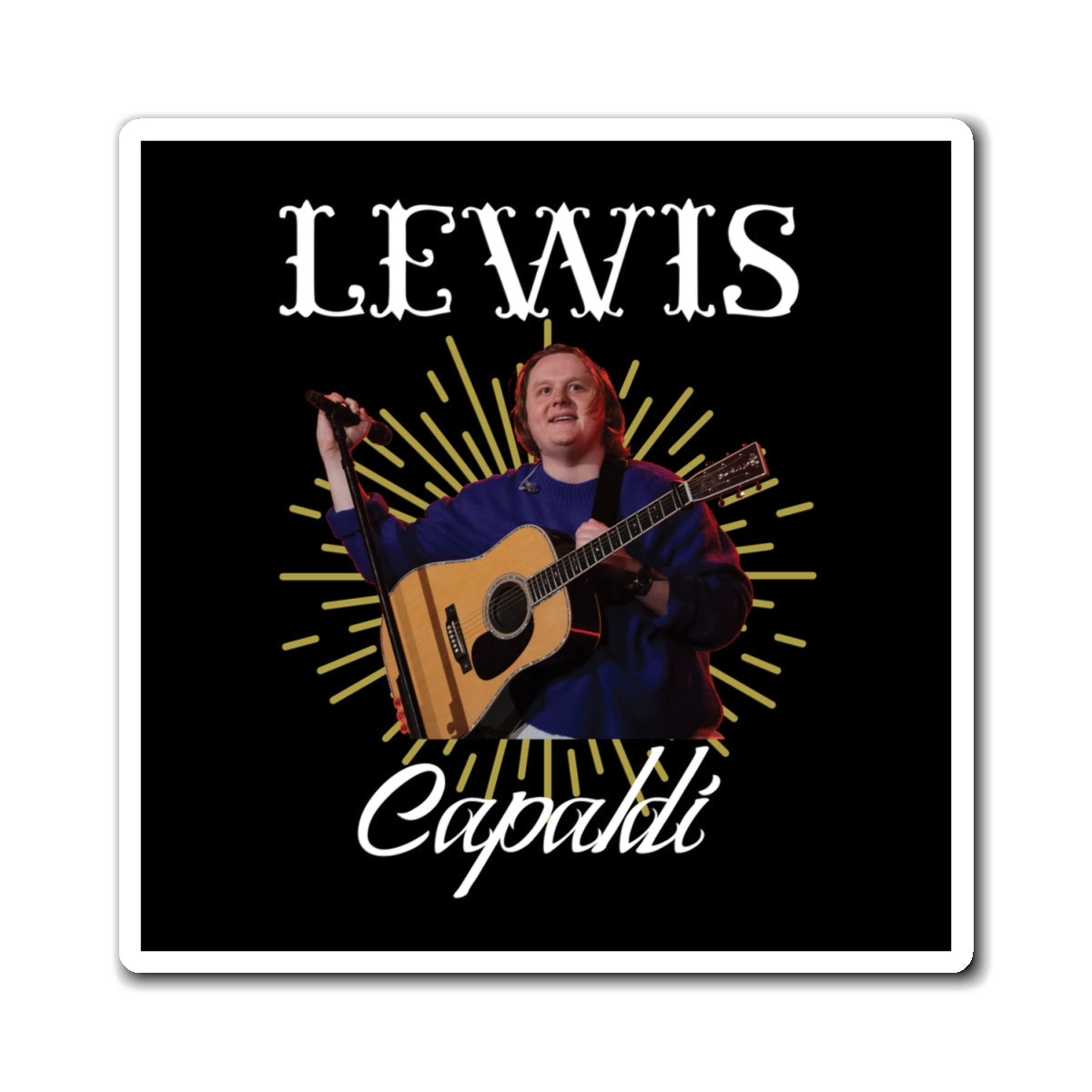 Lewis Capaldi Magnets - Graphic