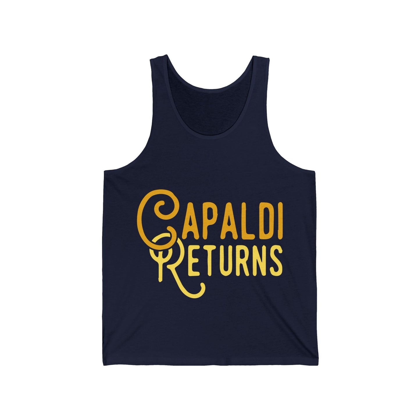 Lewis Capaldi Unisex Jersey Tank Top - Capaldi Returns