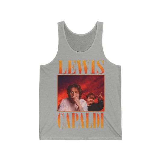 Lewis Capaldi Unisex Jersey Tank Top - Graphic