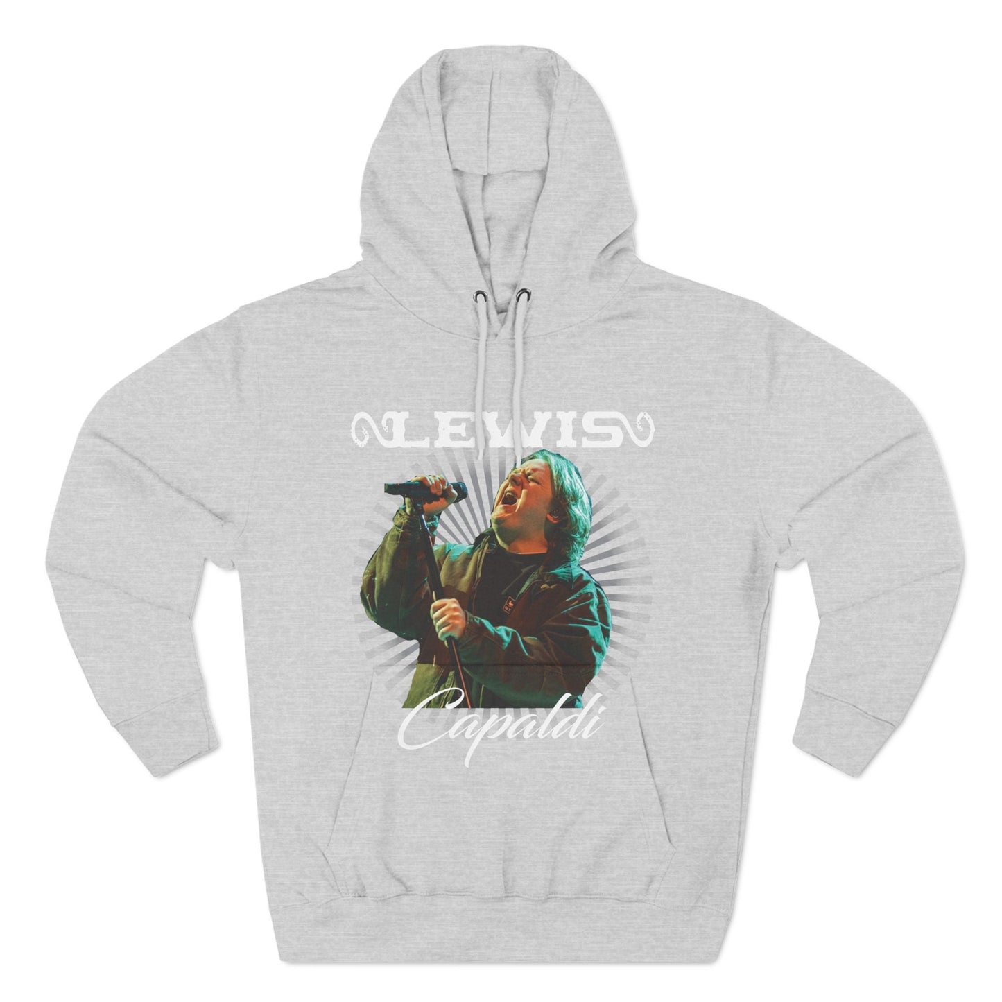 Lewis Capaldi Three-Panel Fleece Hoodie - Graphic