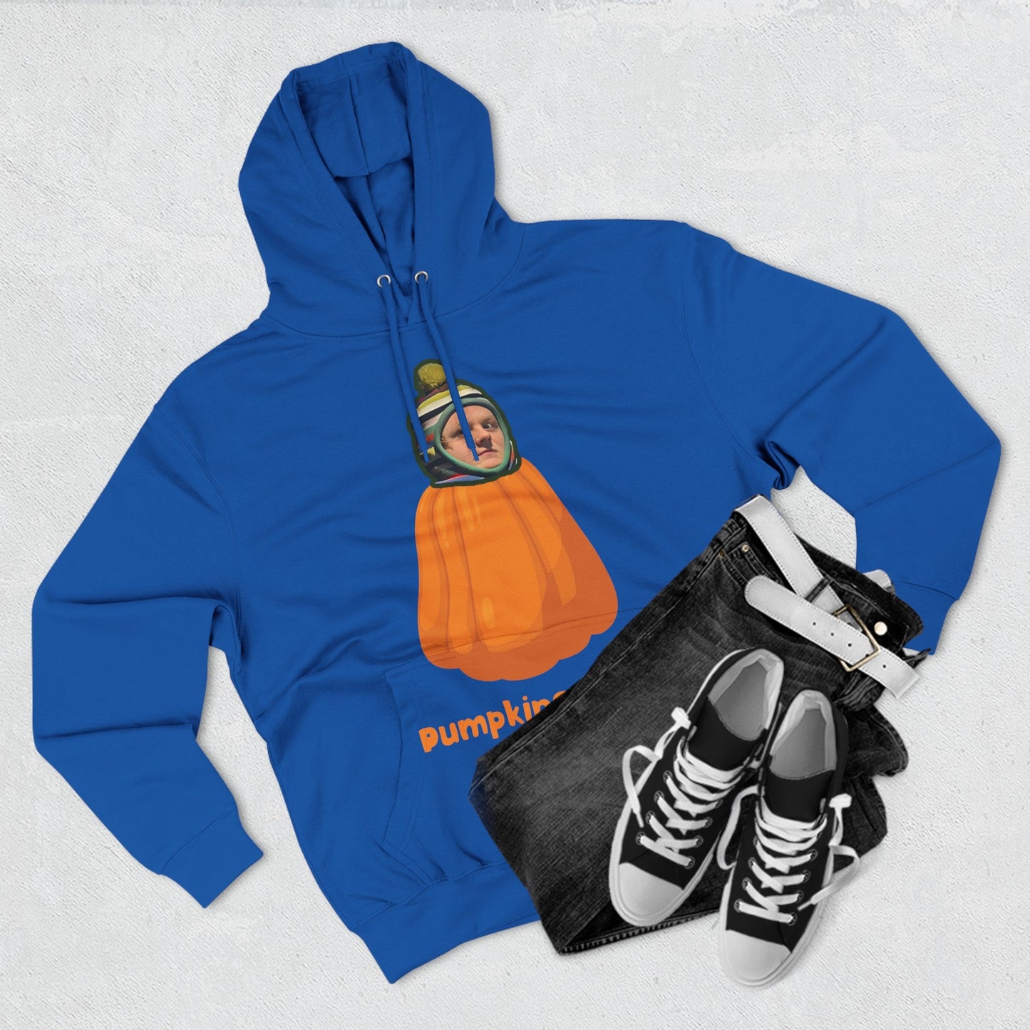 Lewis Capaldi Three-Panel Fleece Hoodie - Pumpkin Capaldi