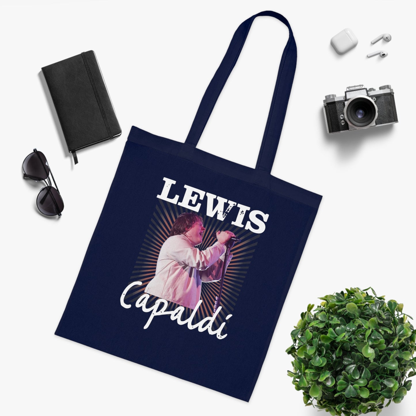 Lewis Capaldi Cotton Tote Bag - Graphic