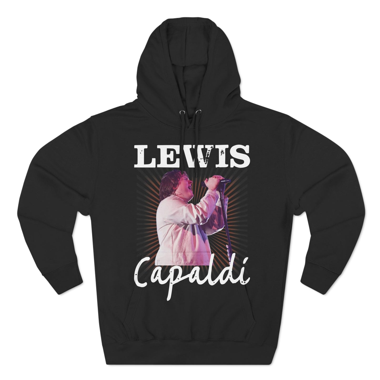 Lewis Capaldi Three-Panel Fleece Hoodie - Graphic