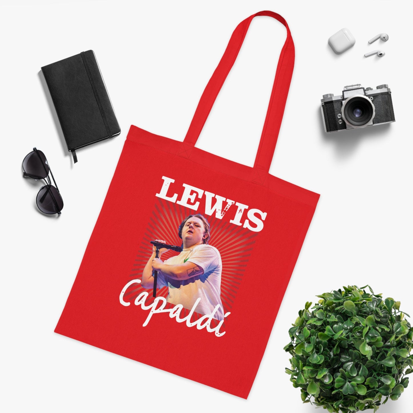 Lewis Capaldi Cotton Tote Bag - Graphic