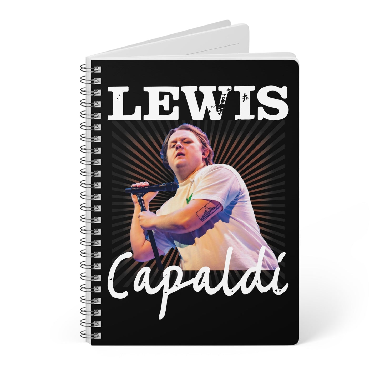 Lewis Capaldi Softcover Notebook - A5 Wire-Bound