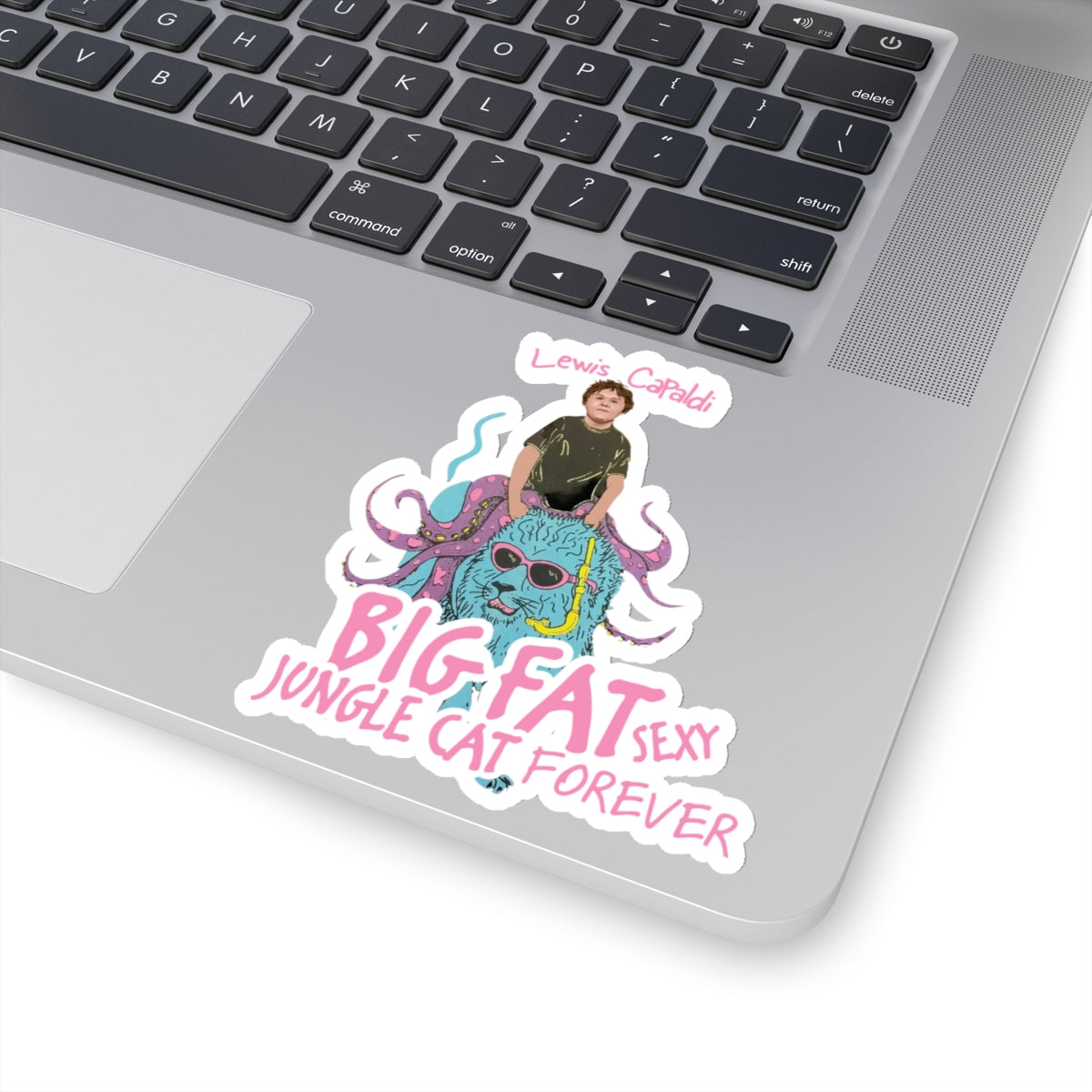 Lewis Capaldi Kiss-Cut Stickers - Big Fat Sexy Jungle Cats