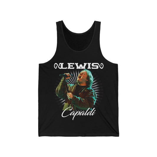 Lewis Capaldi Unisex Jersey Tank Top - Graphic