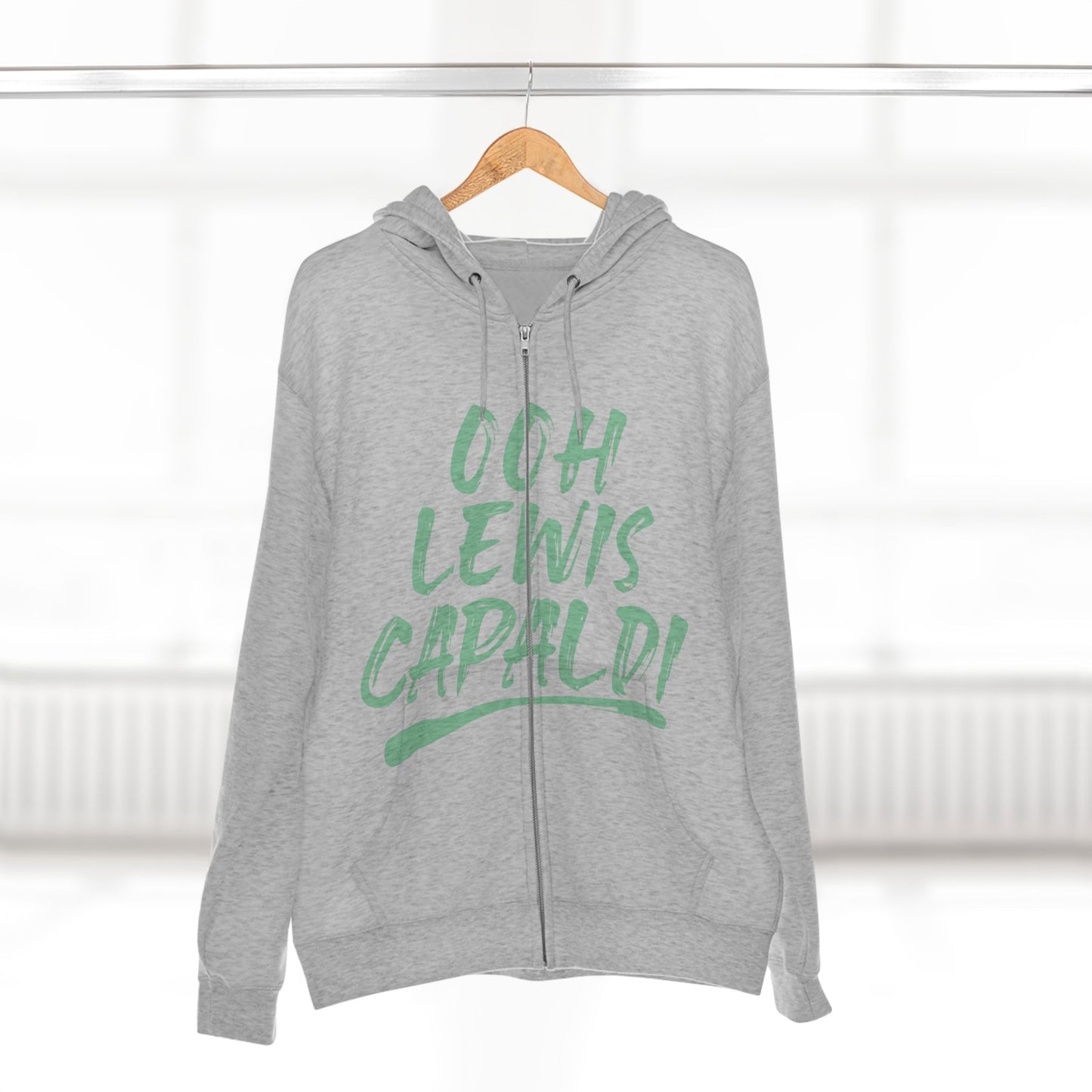 Lewis Capaldi Unisex Zip Hoodie - Ooh Lewis Capaldi