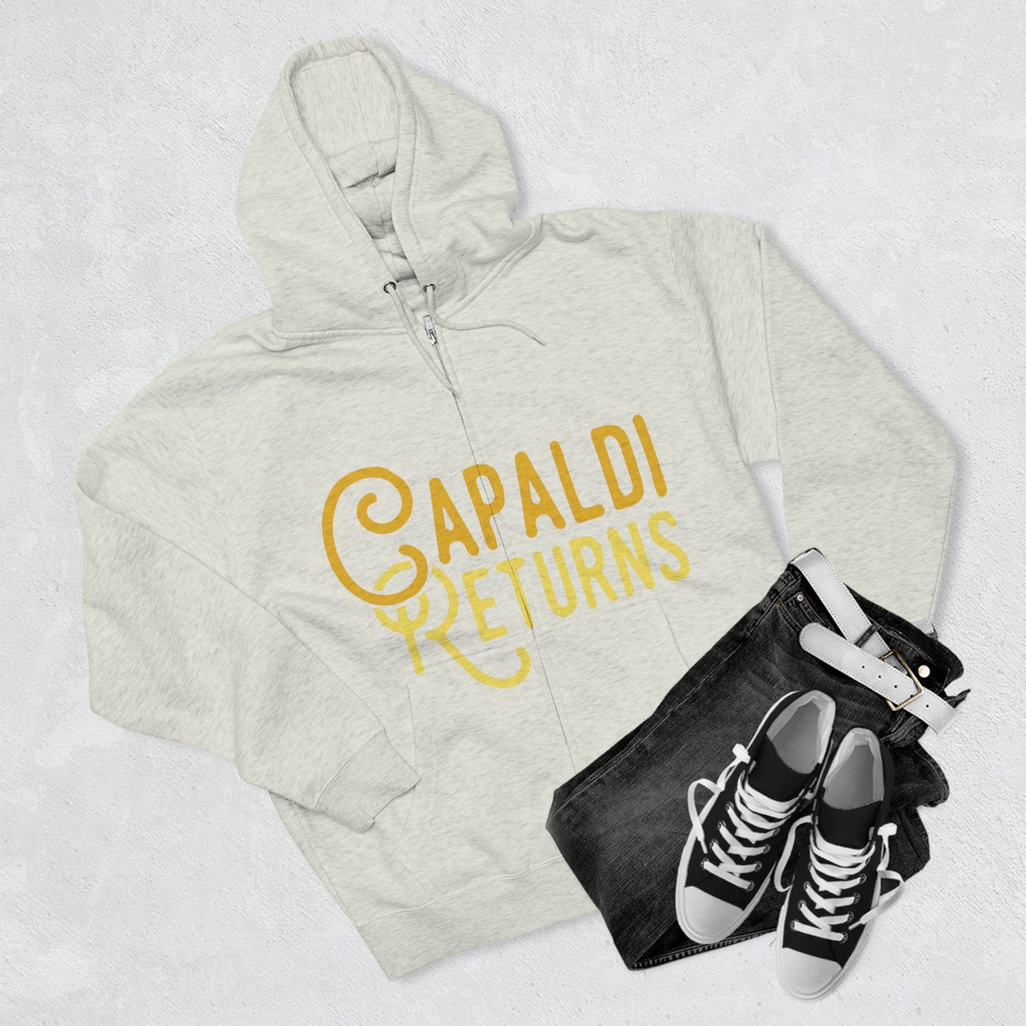 Lewis Capaldi Unisex Zip Hoodie - Capaldi Returns