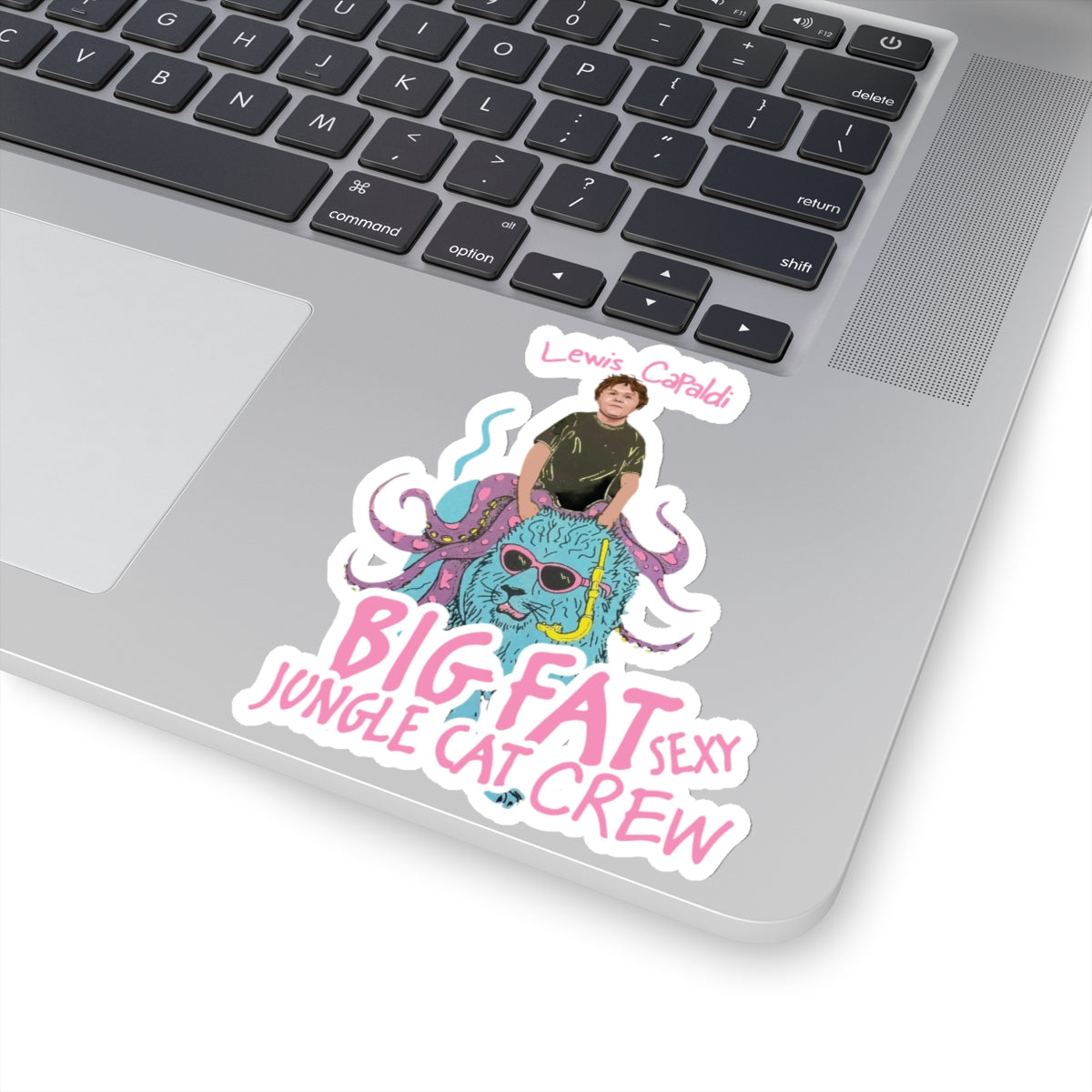 Lewis Capaldi Kiss-Cut Stickers - Big Fat Sexy Jungle Cats