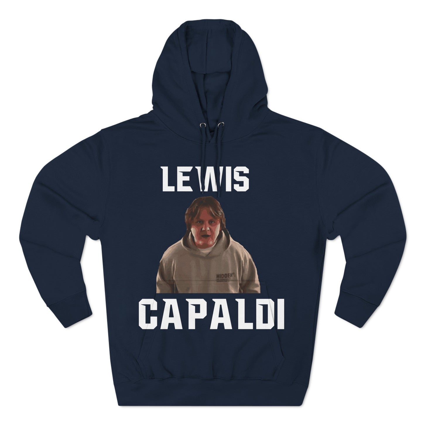 Lewis Capaldi Three-Panel Fleece Hoodie - Graphic