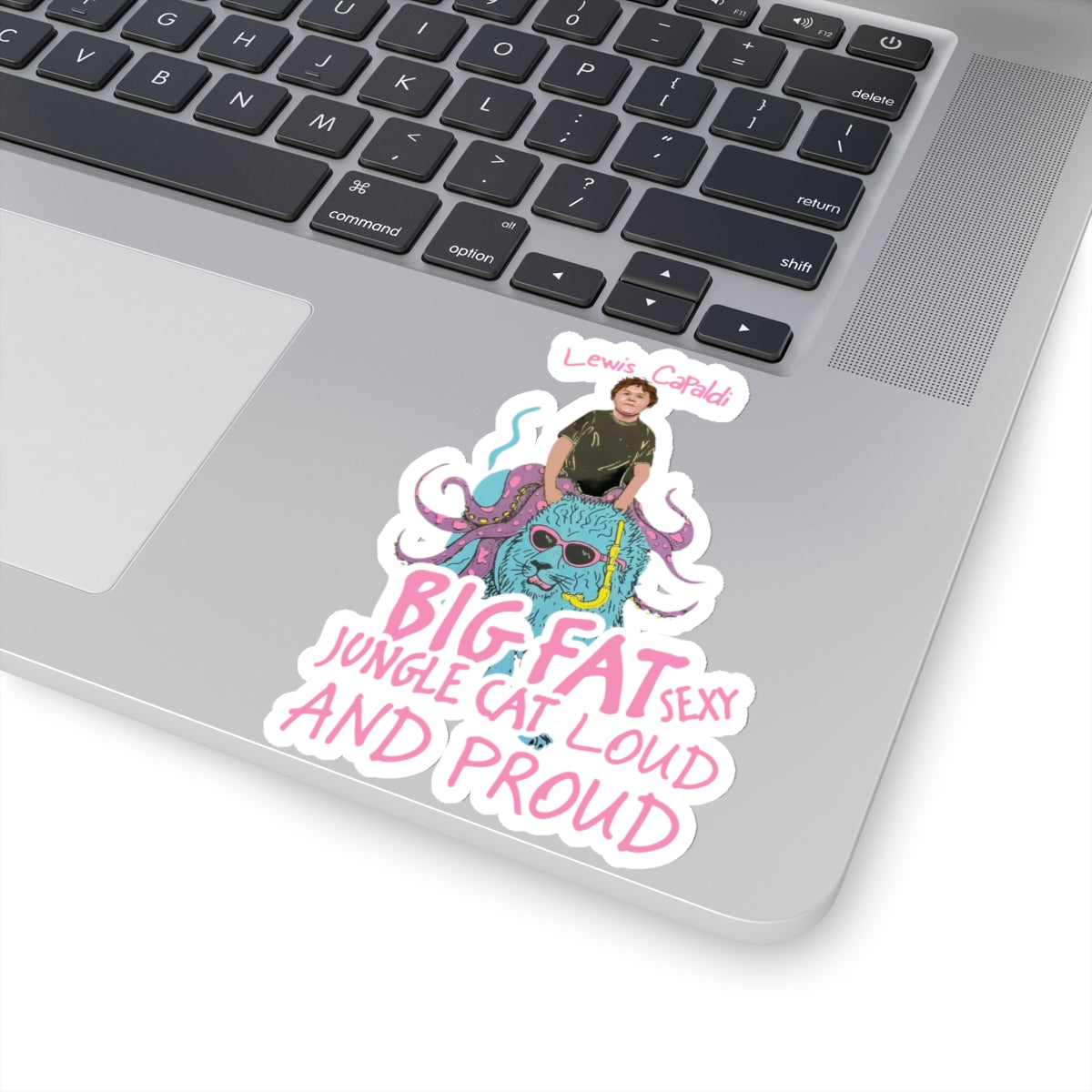 Lewis Capaldi Kiss-Cut Stickers - Big Fat Sexy Jungle Cats