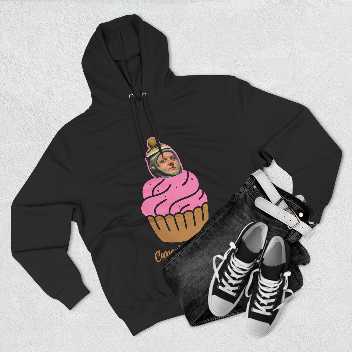 Lewis Capaldi Three-Panel Fleece Hoodie - Cup Cake Capaldi