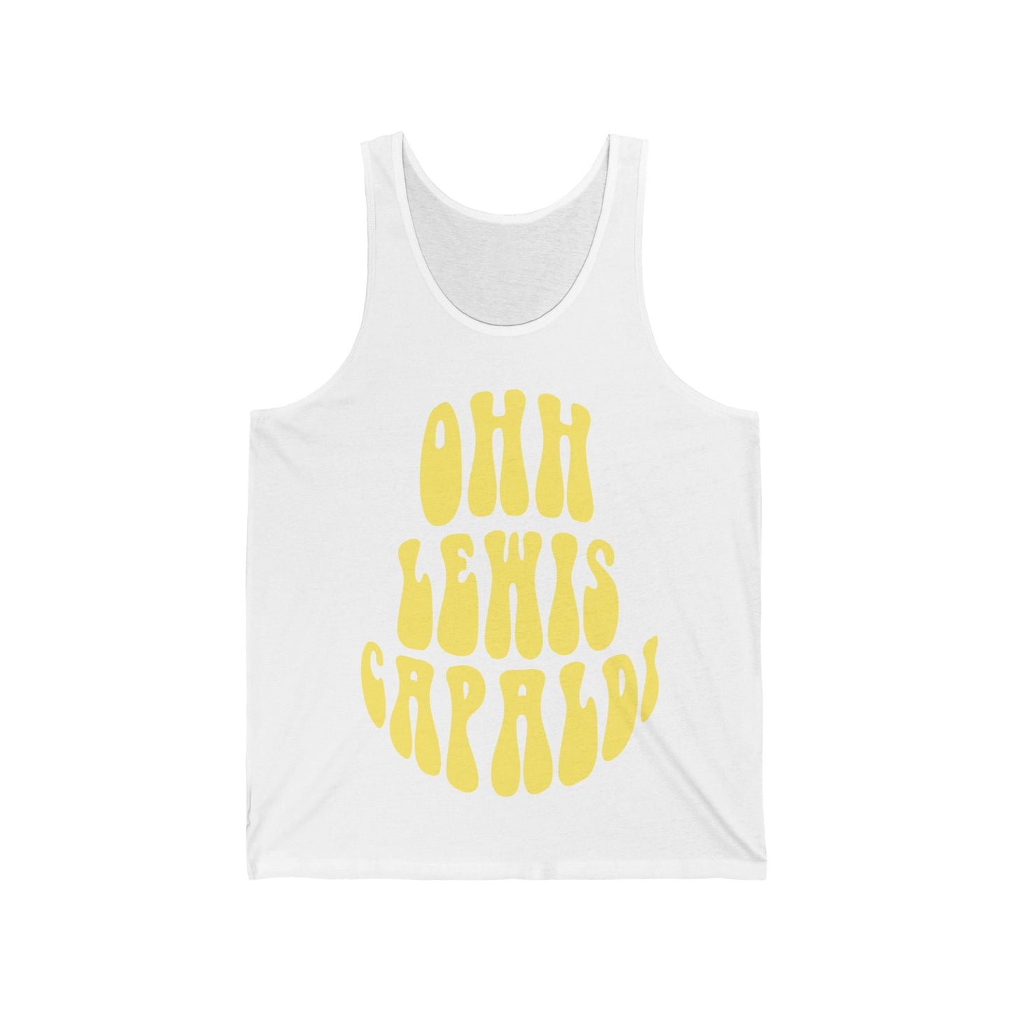 Lewis Capaldi Unisex Jersey Tank Top - Ooh Lewis Capaldi