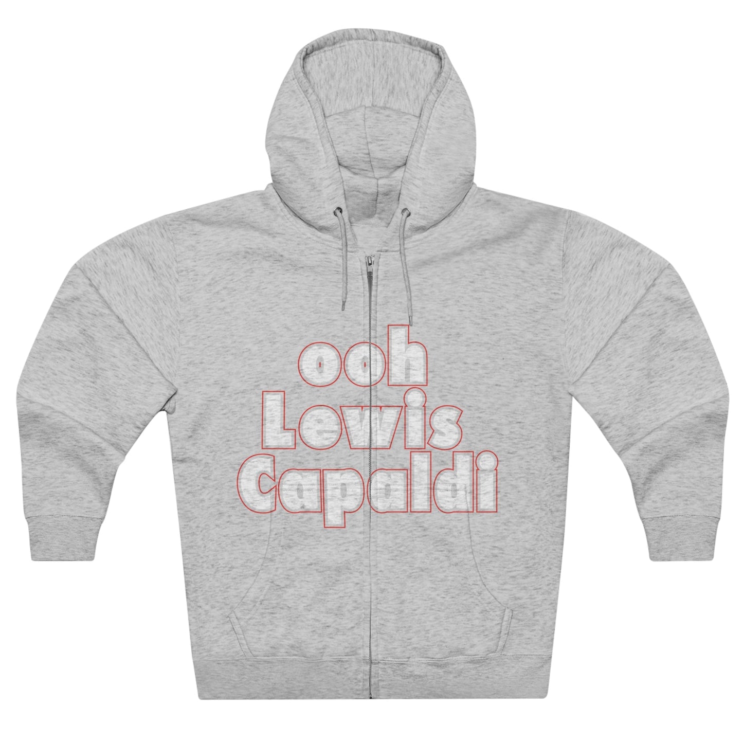 Lewis Capaldi Unisex Zip Hoodie - Ooh Lewis Capaldi