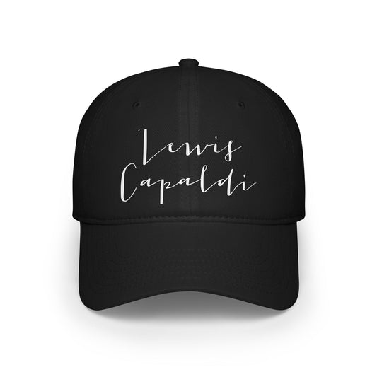 Lewis Capaldi Low Profile Baseball Hat - Writing