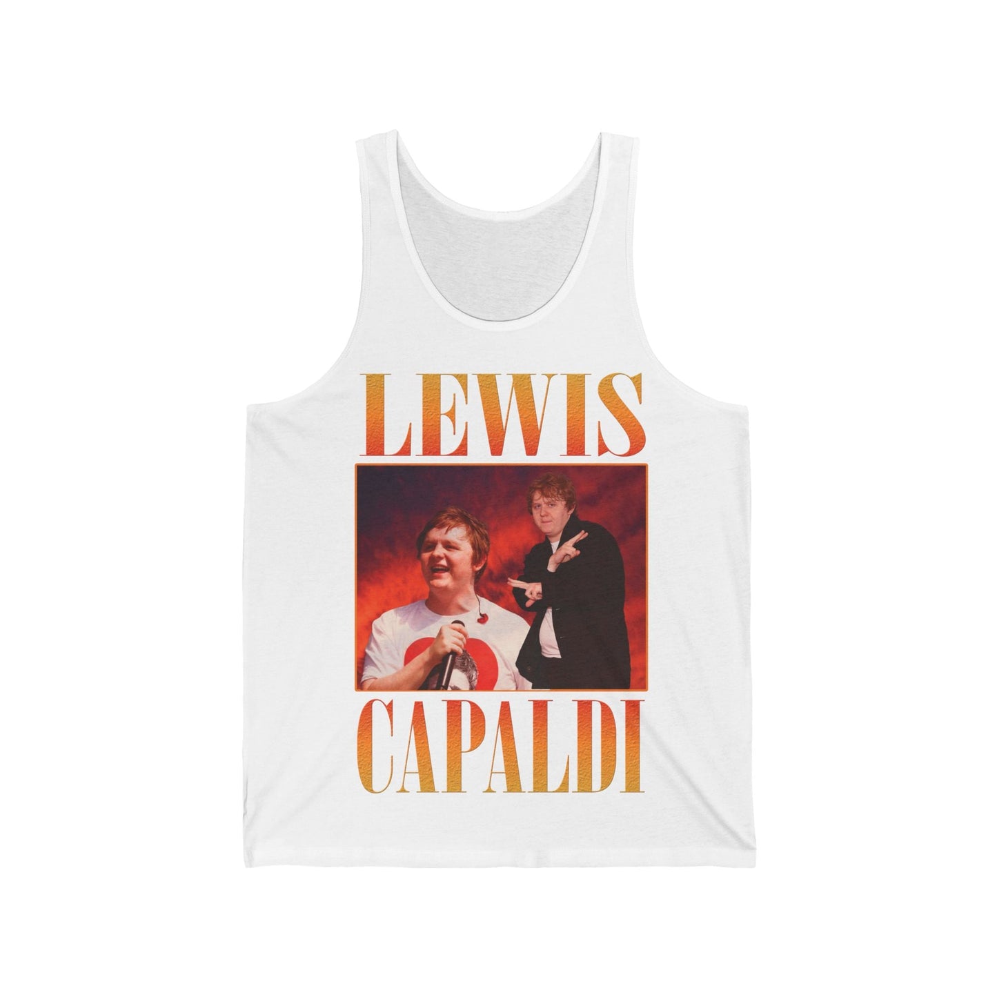 Lewis Capaldi Unisex Jersey Tank Top - Graphic