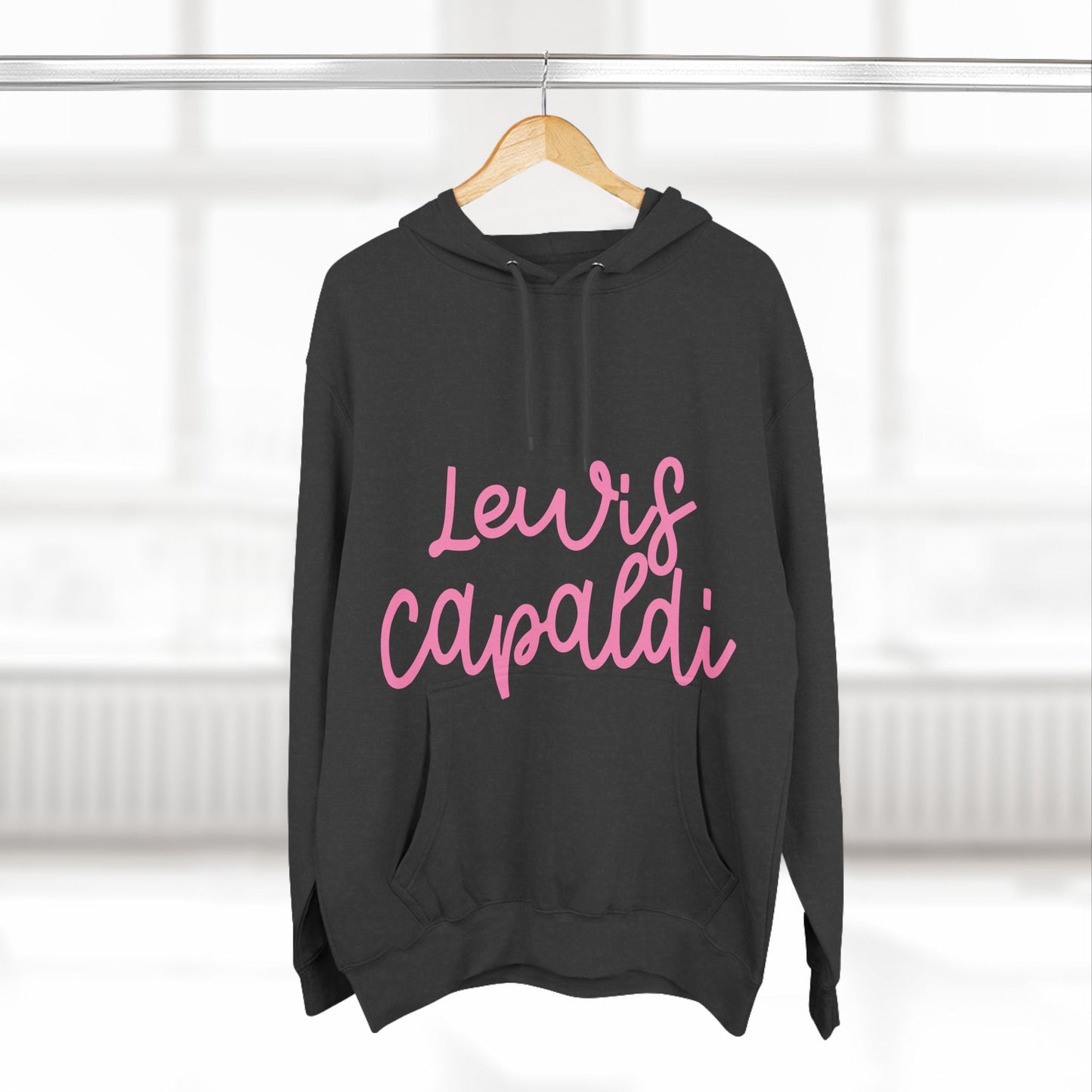 Lewis Capaldi Three-Panel Fleece Hoodie - Writing