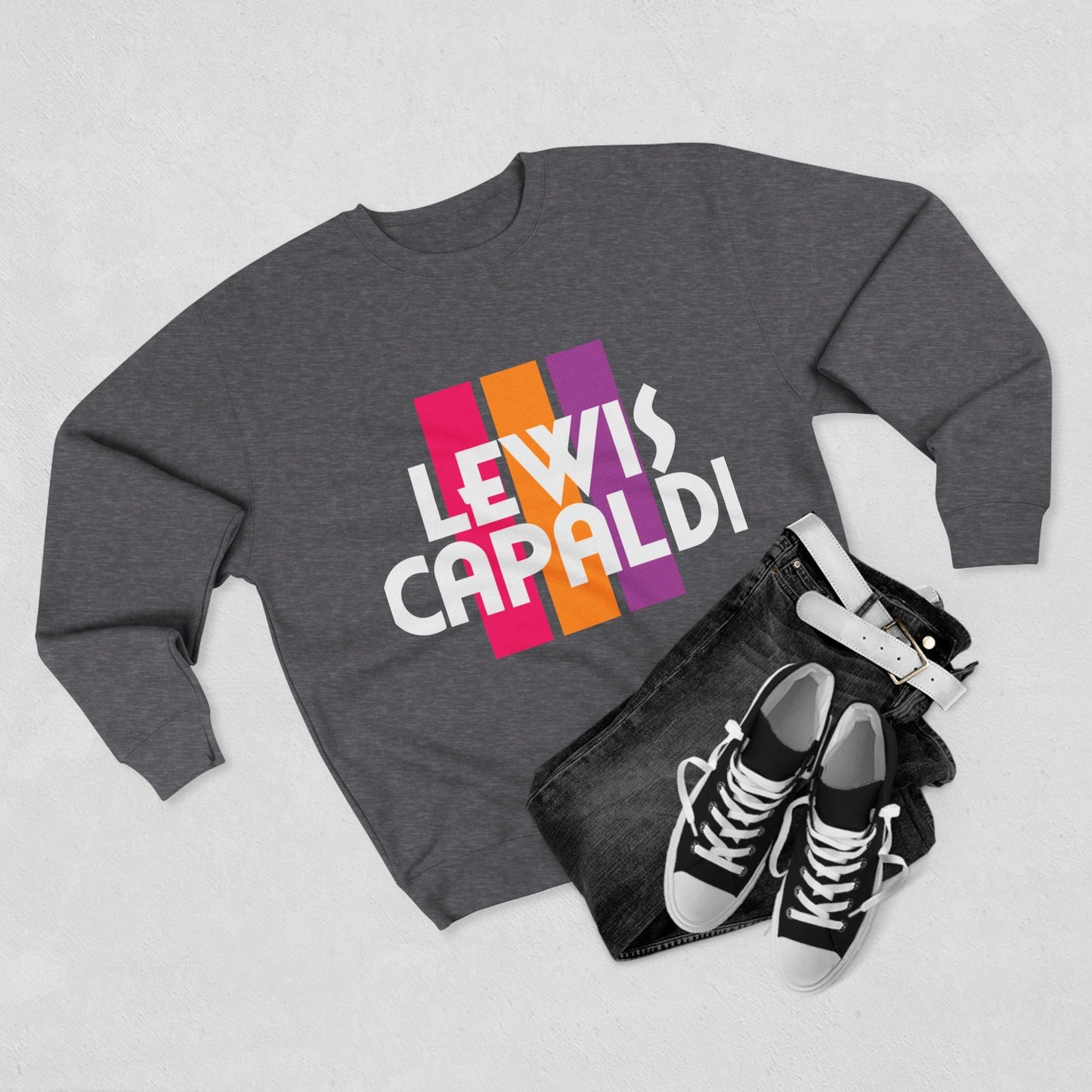 Lewis Capaldi Unisex Crewneck Sweatshirt - Writing