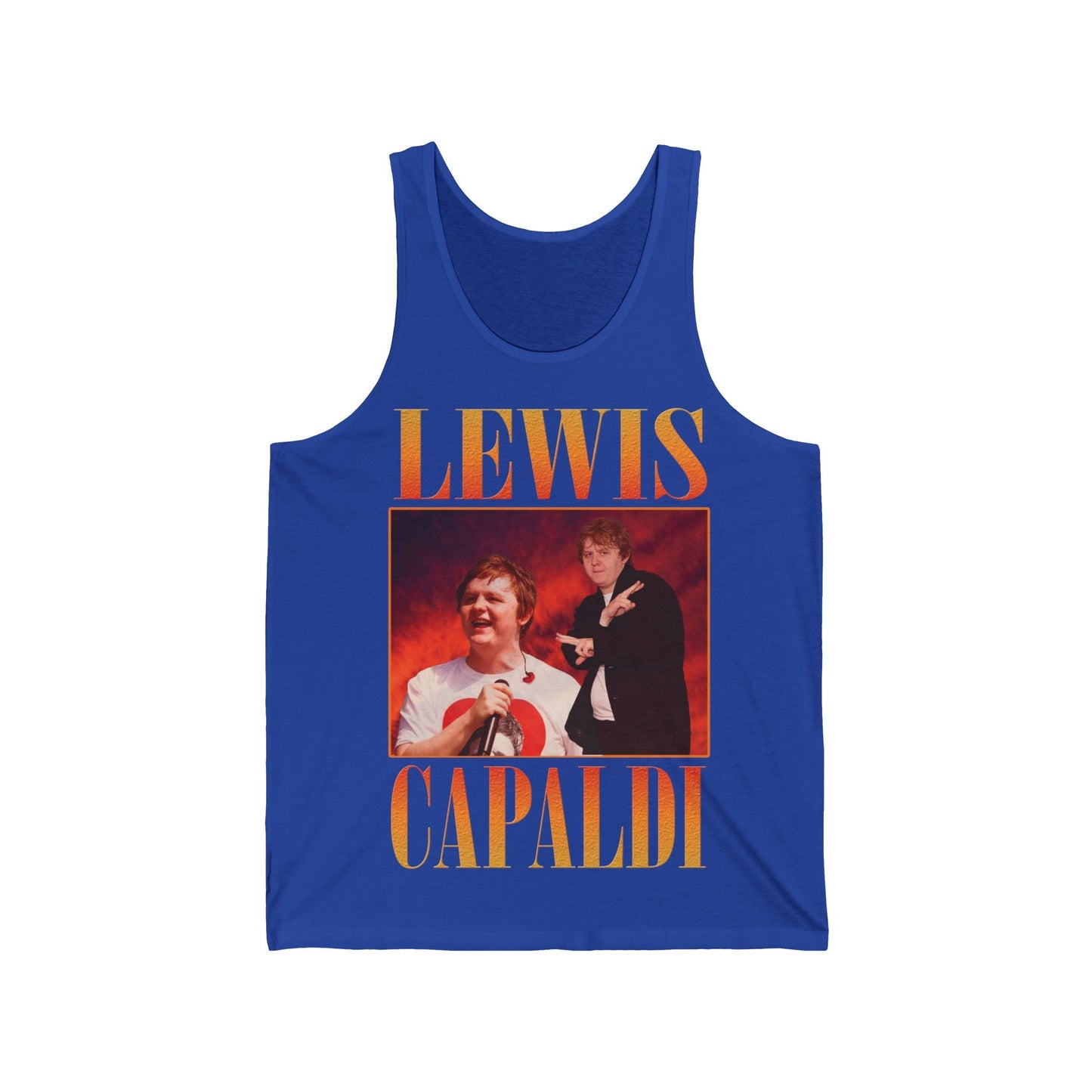 Lewis Capaldi Unisex Jersey Tank Top - Graphic