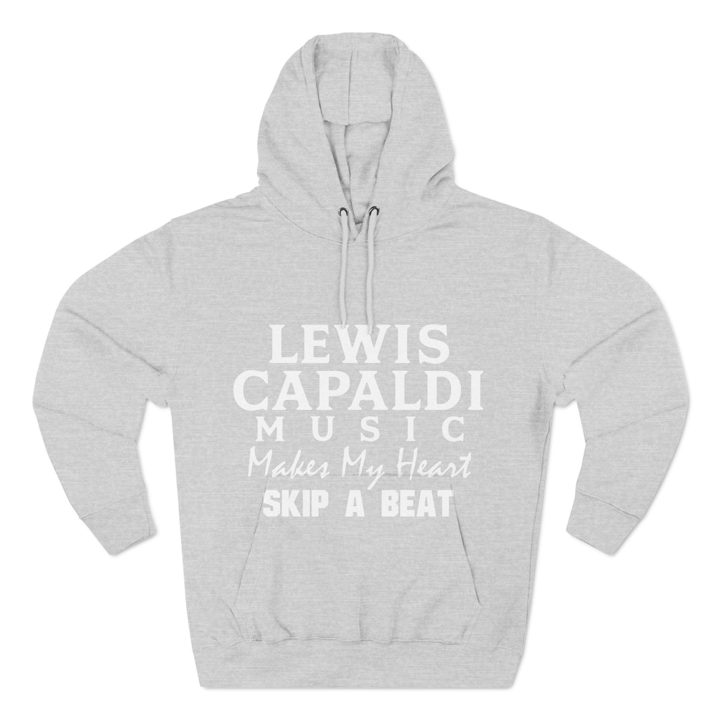 Lewis Capaldi Three-Panel Fleece Hoodie - Lewis Capaldi music