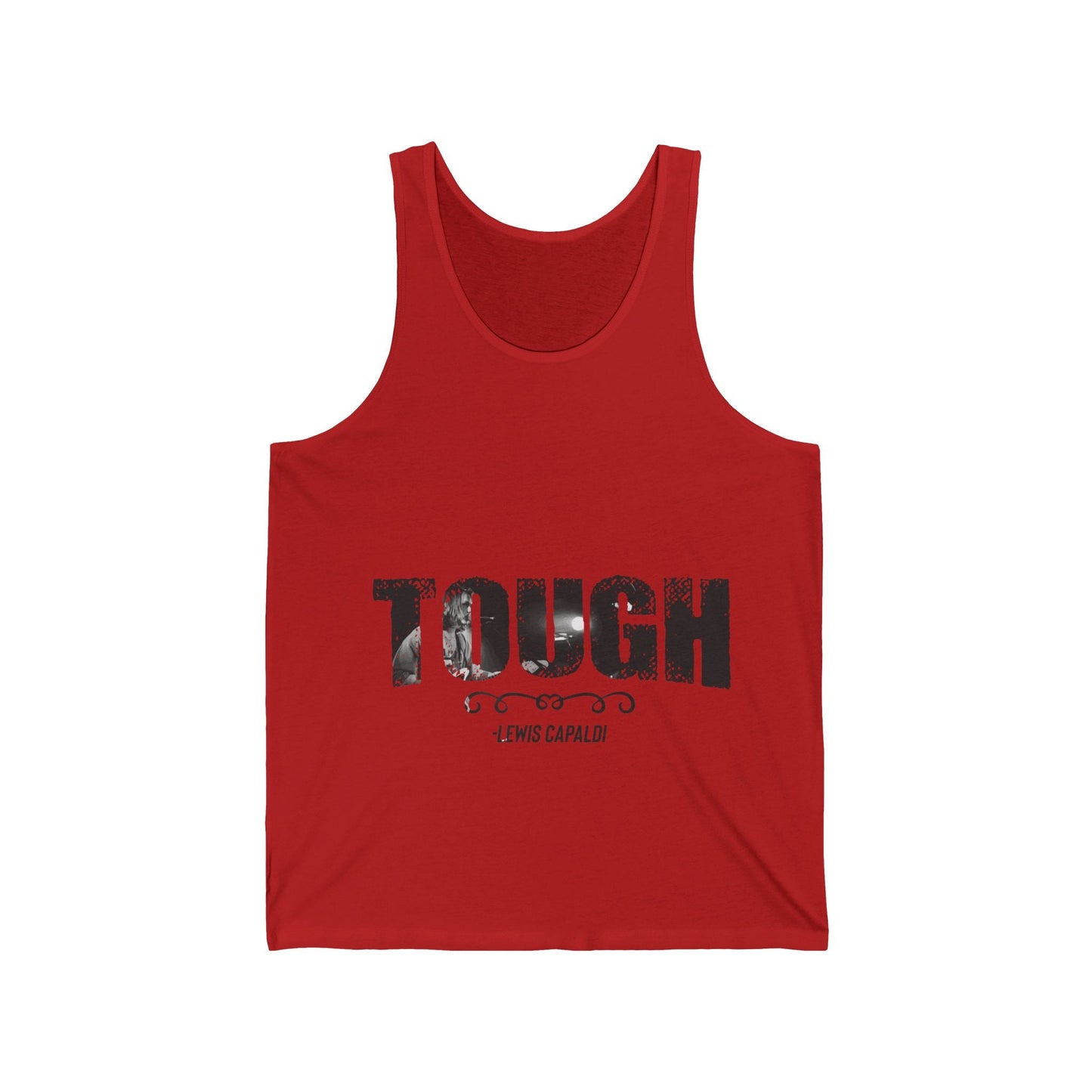 Lewis Capaldi Unisex Jersey Tank Top - Tough