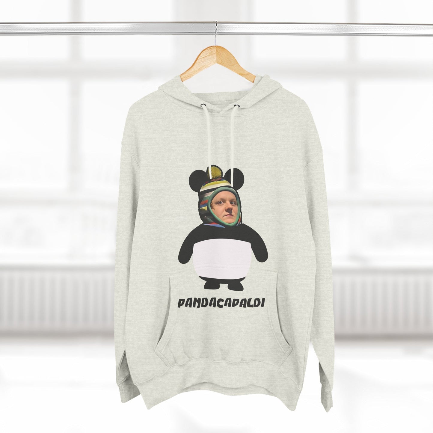 Lewis Capaldi Three-Panel Fleece Hoodie - Panda Capaldi