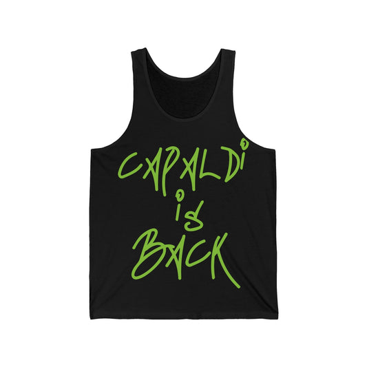 Lewis Capaldi Unisex Jersey Tank - Capaldi Is back