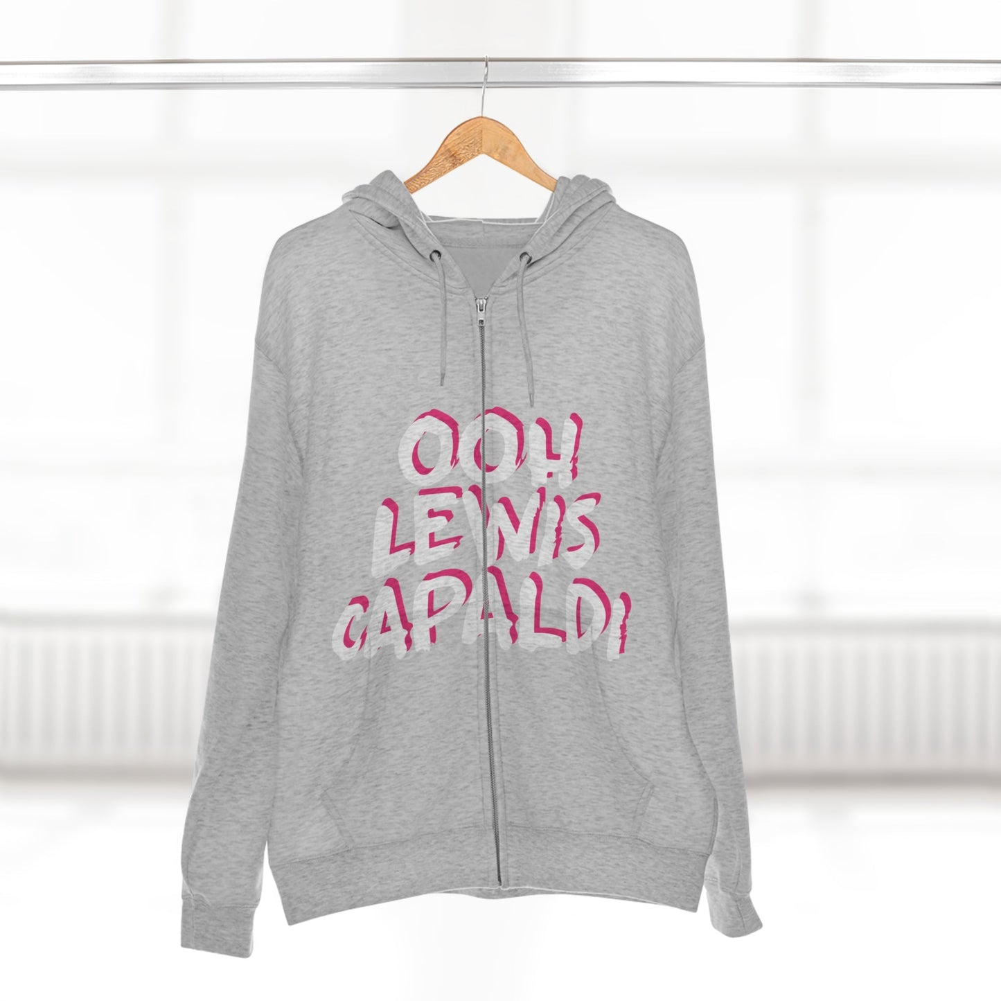 Lewis Capaldi Unisex Zip Hoodie - Ooh Lewis Capaldi