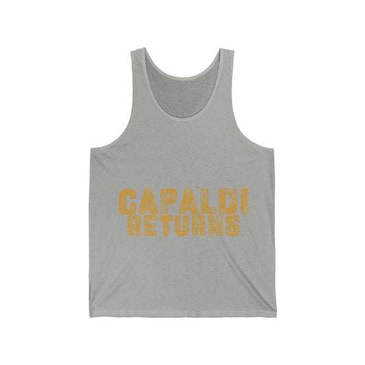 Lewis Capaldi Unisex Jersey Tank Top - Capaldi Returns