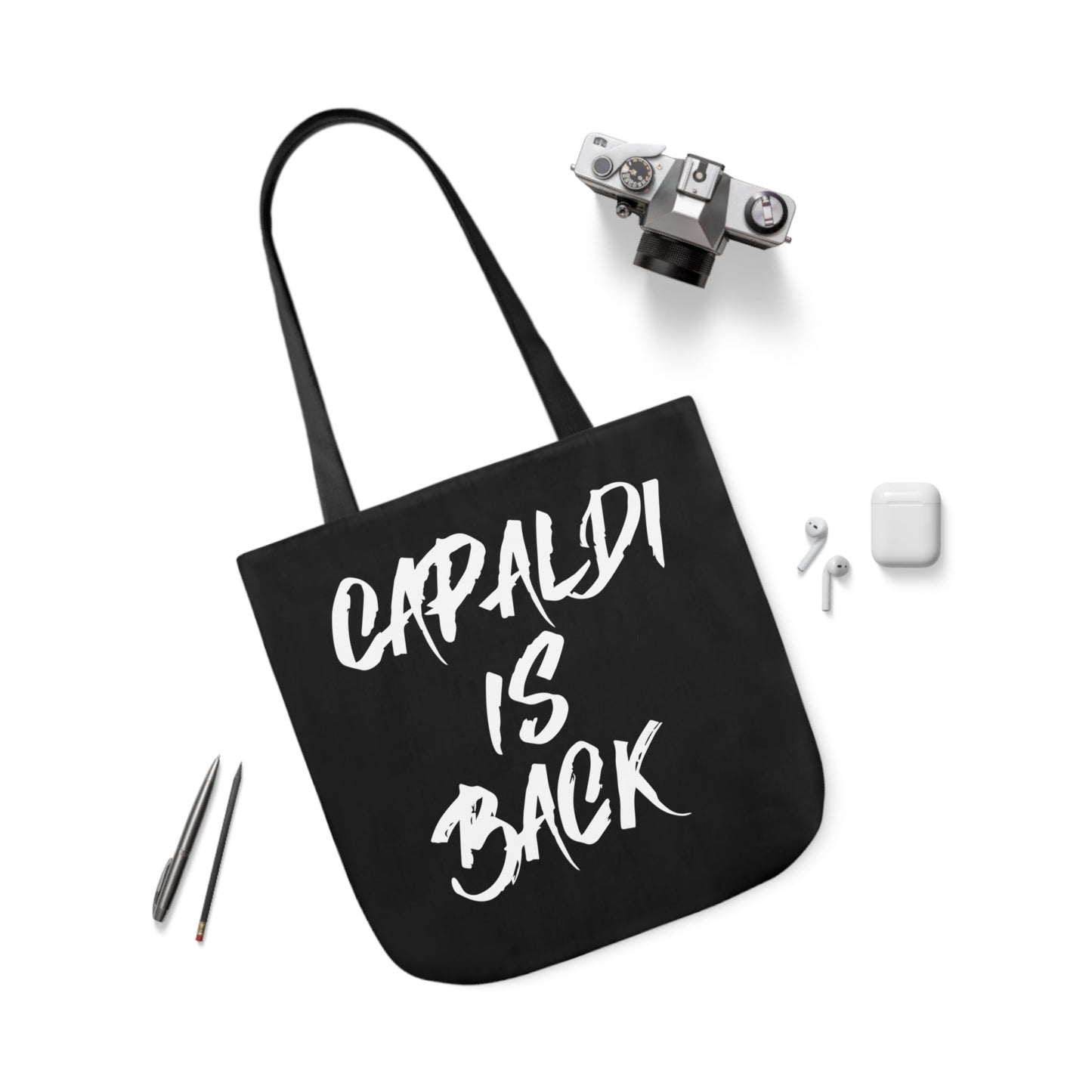 Lewis Capaldi Canvas Tote Bag - Capaldi is  back