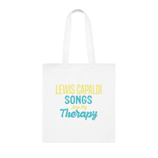 Lewis Capaldi Tote bag - Lewis Capaldi songs are my therapy