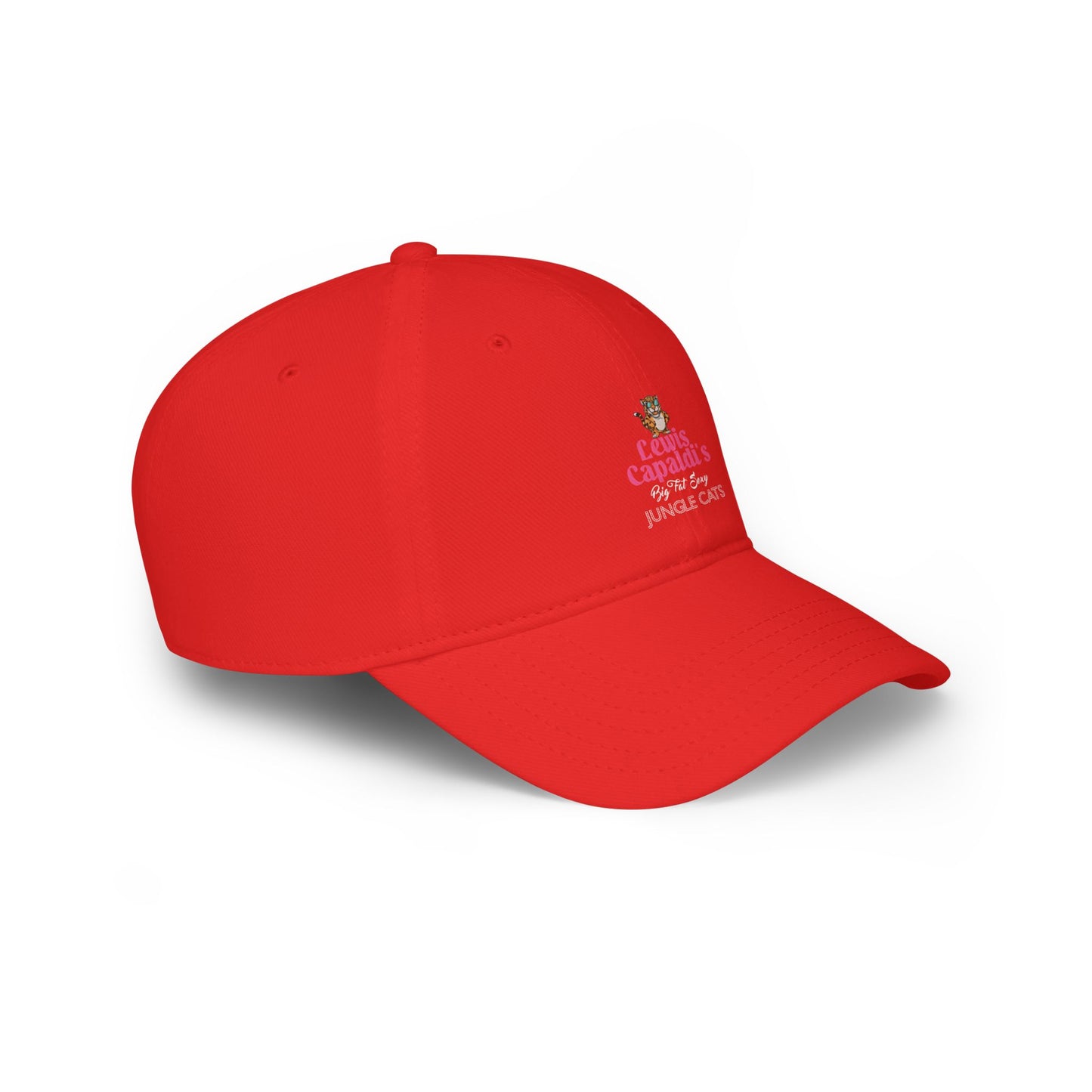 Lewis Capaldi Low Profile Baseball Hat - Big Fat Sexy Jungle Cats