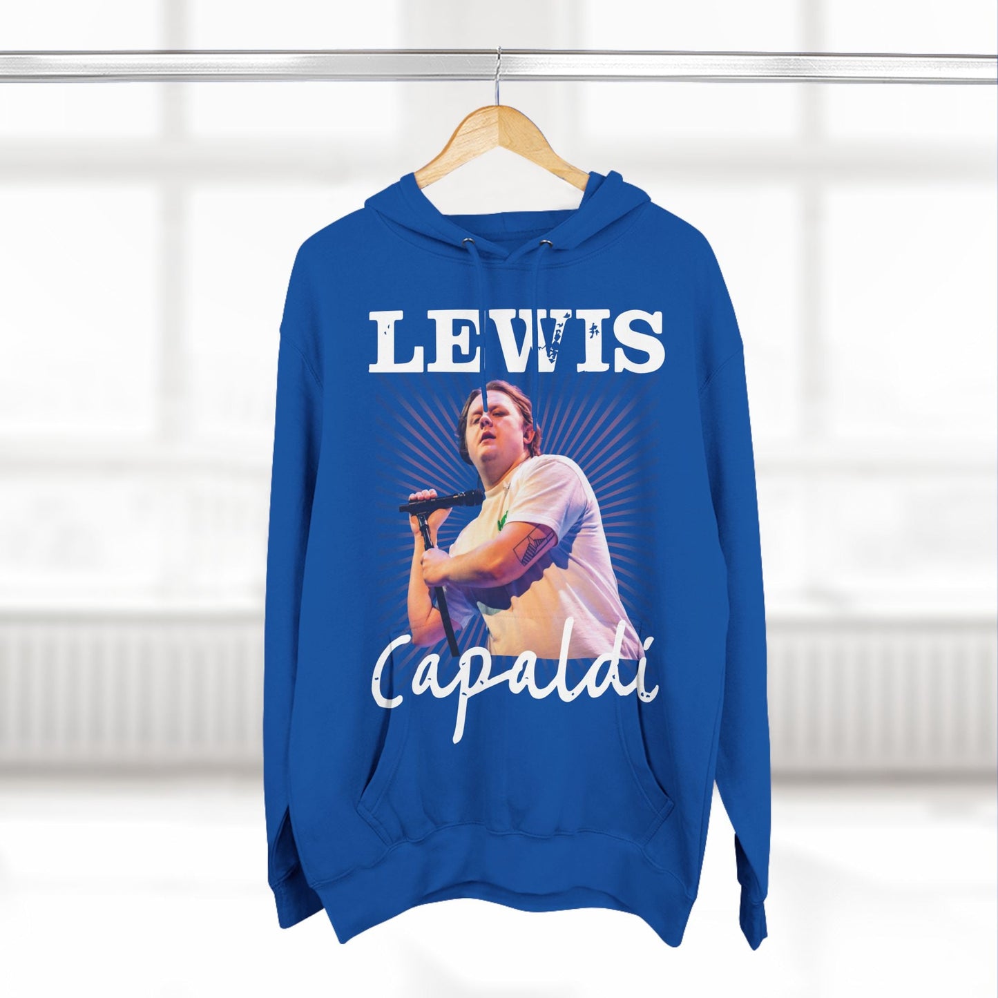 Lewis Capaldi Three-Panel Fleece Hoodie - Graphic