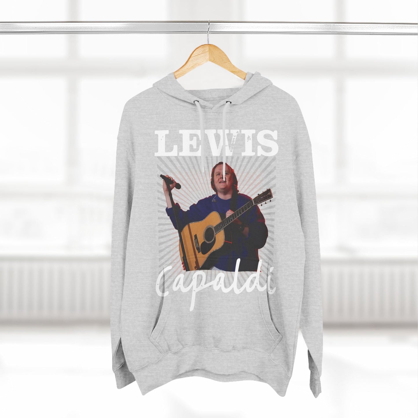 Lewis Capaldi Three-Panel Fleece Hoodie - Graphic