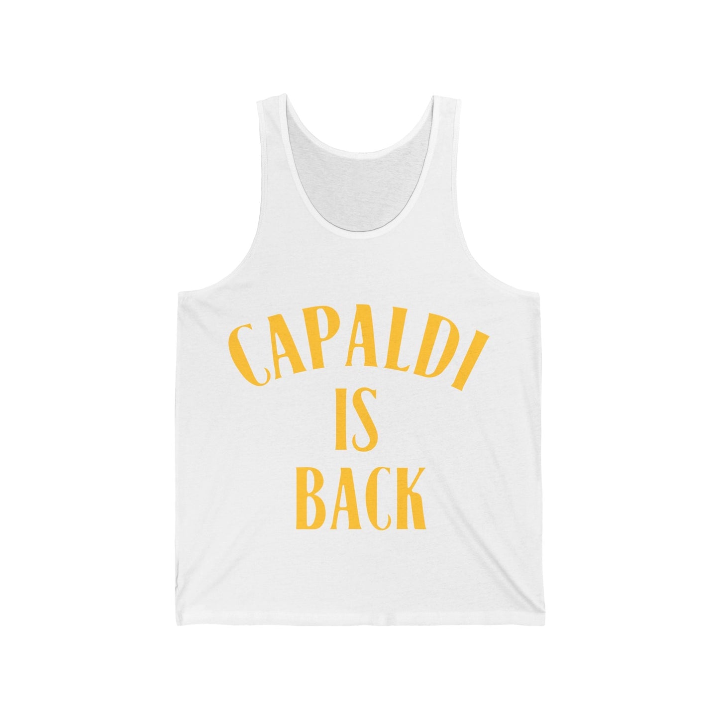 Lewis Capaldi Unisex Jersey Tank Top - Capaldi is back