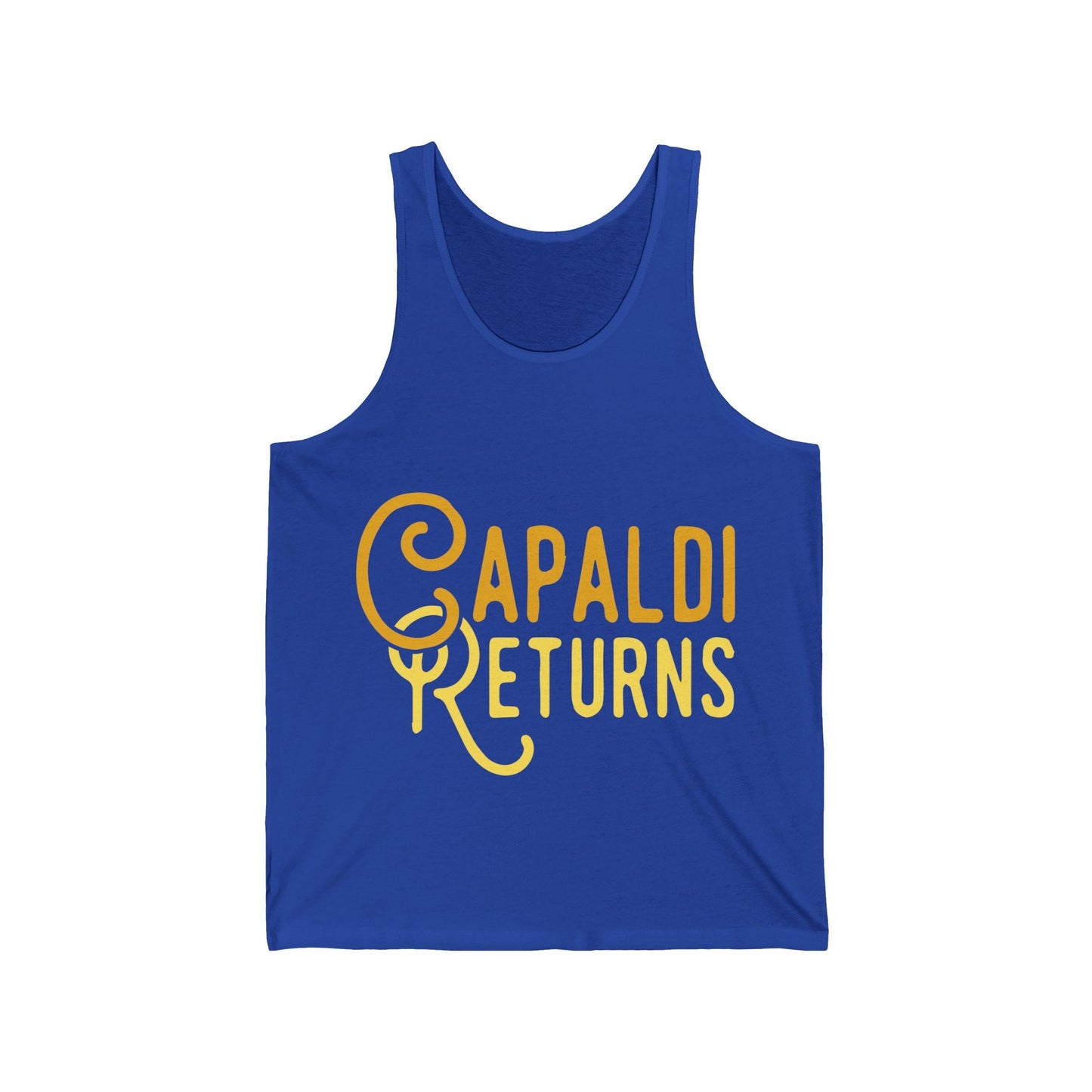 Lewis Capaldi Unisex Jersey Tank Top - Capaldi Returns