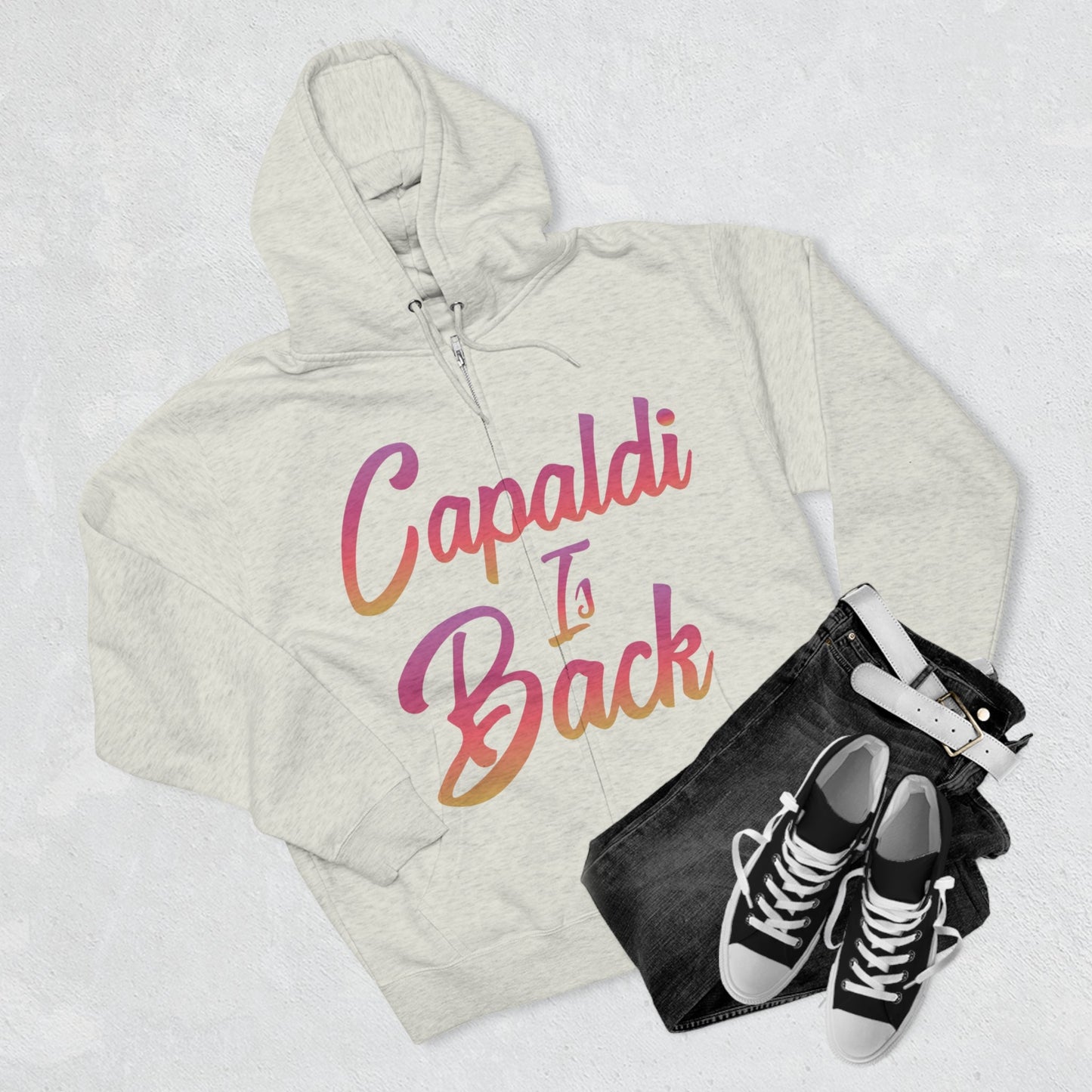 Lewis Capaldi Unisex Zip Hoodie - Capaldi is back