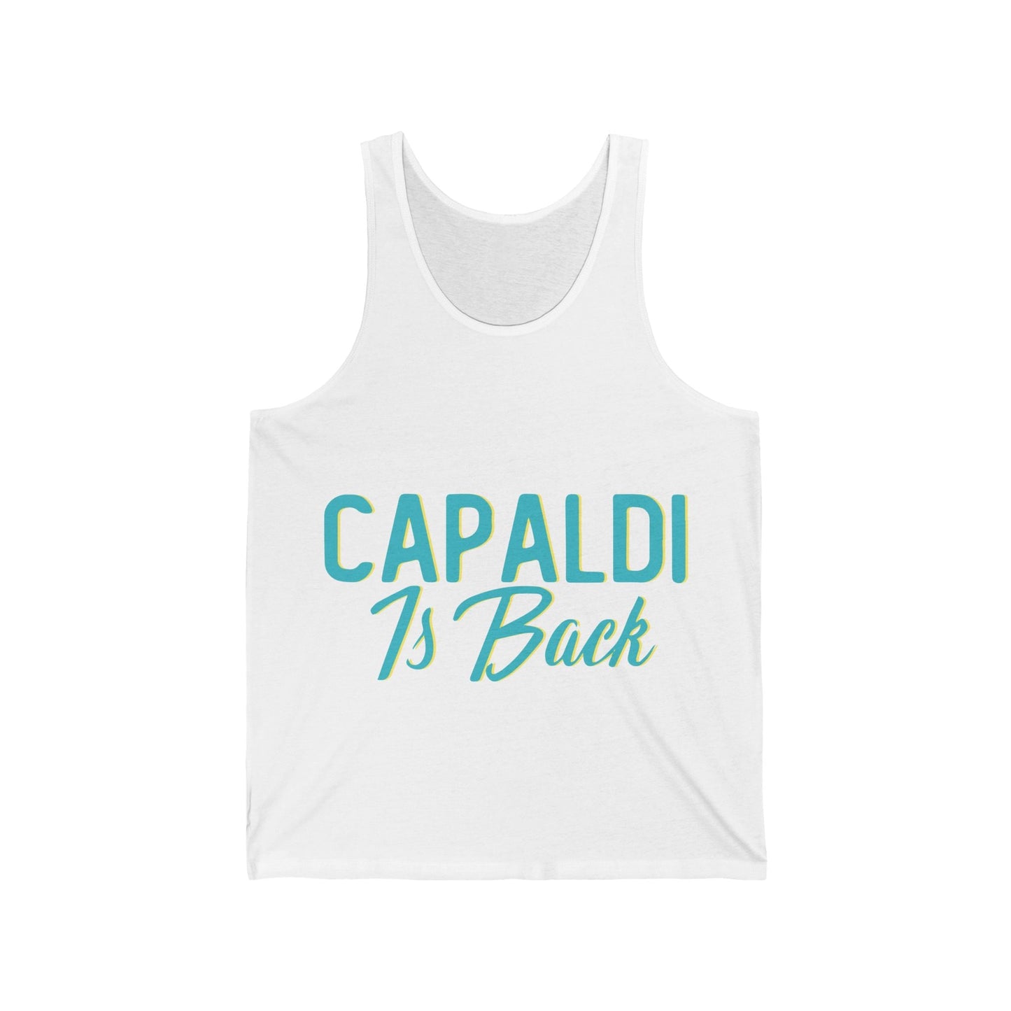 Lewis Capaldi Unisex Jersey Tank Top - Capaldi is back