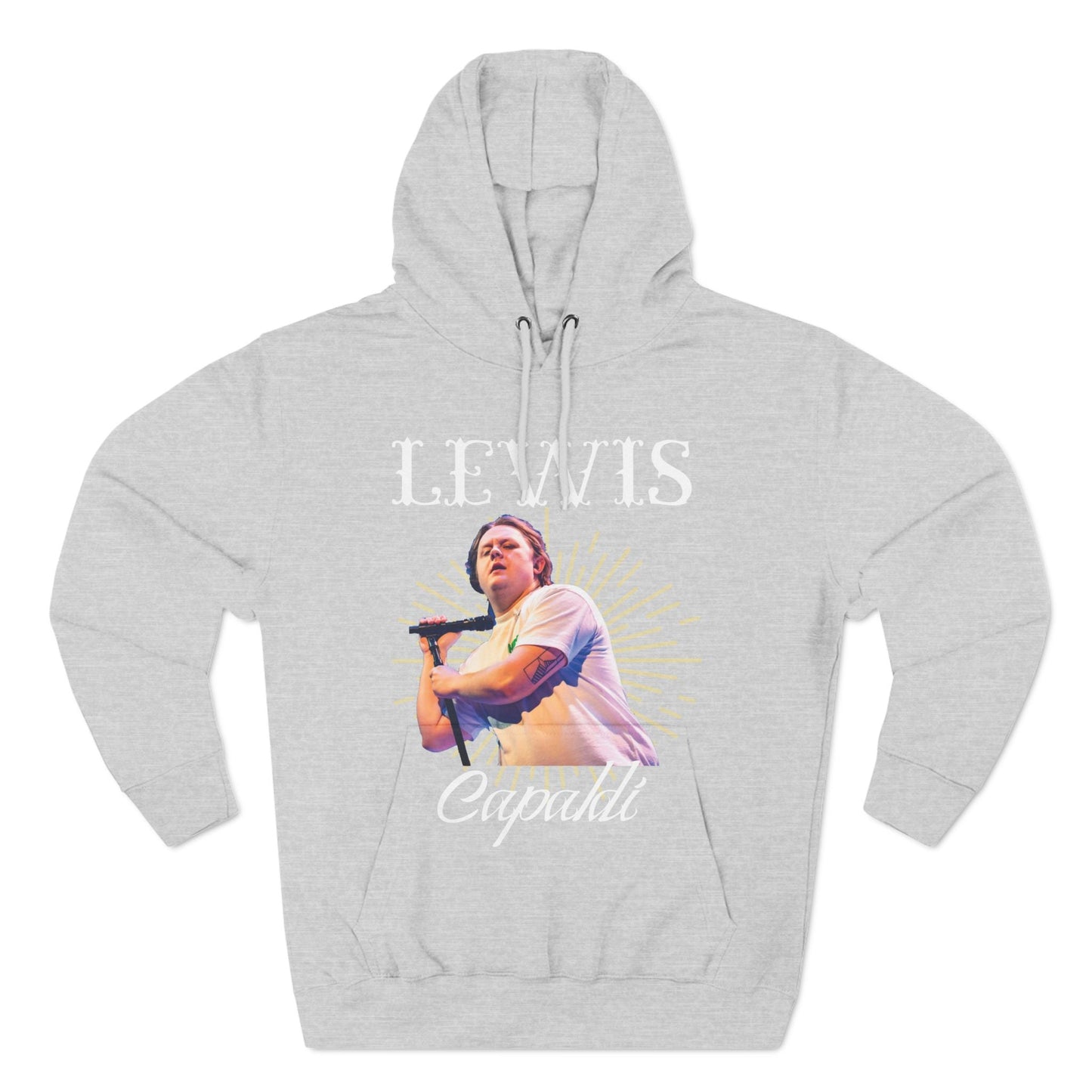 Lewis Capaldi Three-Panel Fleece Hoodie - Graphic