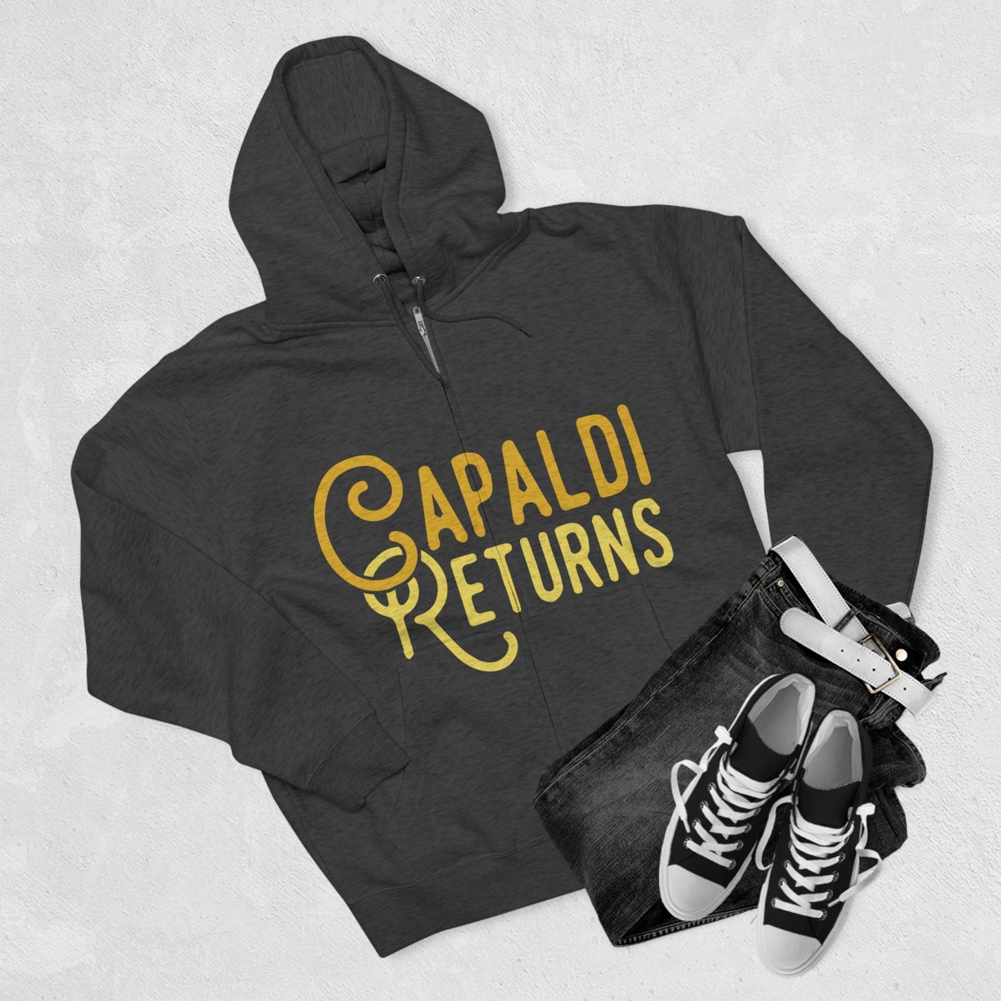 Lewis Capaldi Unisex Zip Hoodie - Capaldi Returns