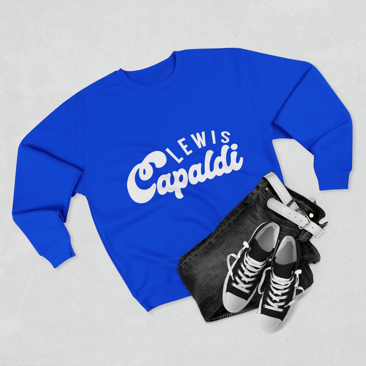 Lewis Capaldi Unisex Crewneck Sweatshirt - Writing