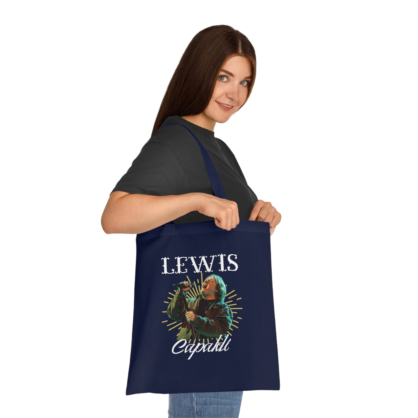 Lewis Capaldi Cotton Tote Bag - Graphic