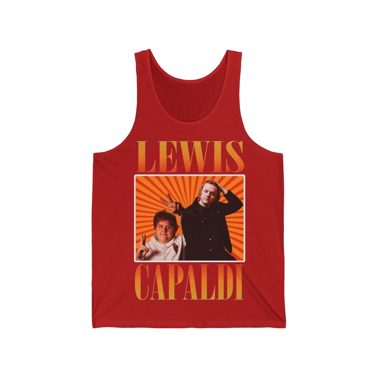 Lewis Capaldi Unisex Jersey Tank Top - Graphic