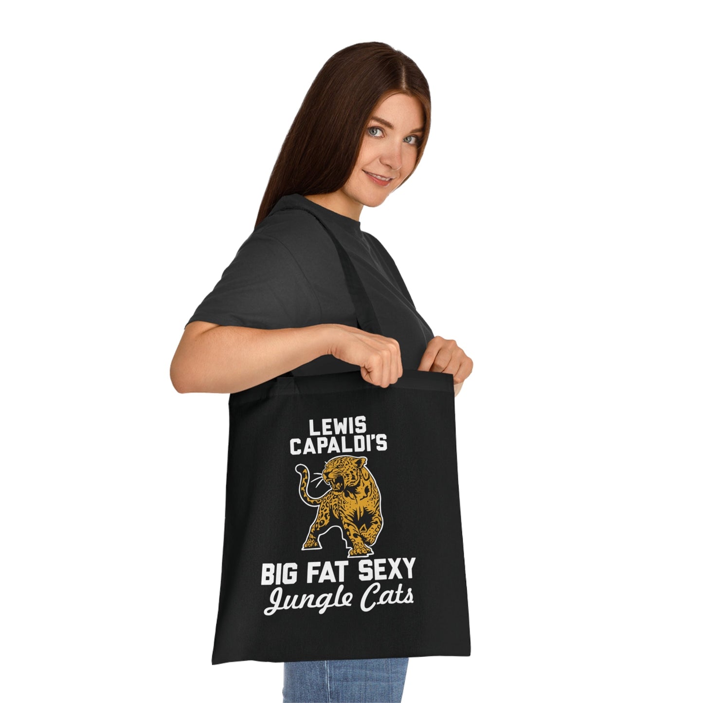 Lewis Capaldi Cotton Tote Bag - Big Fat Sexy Jungle Cats