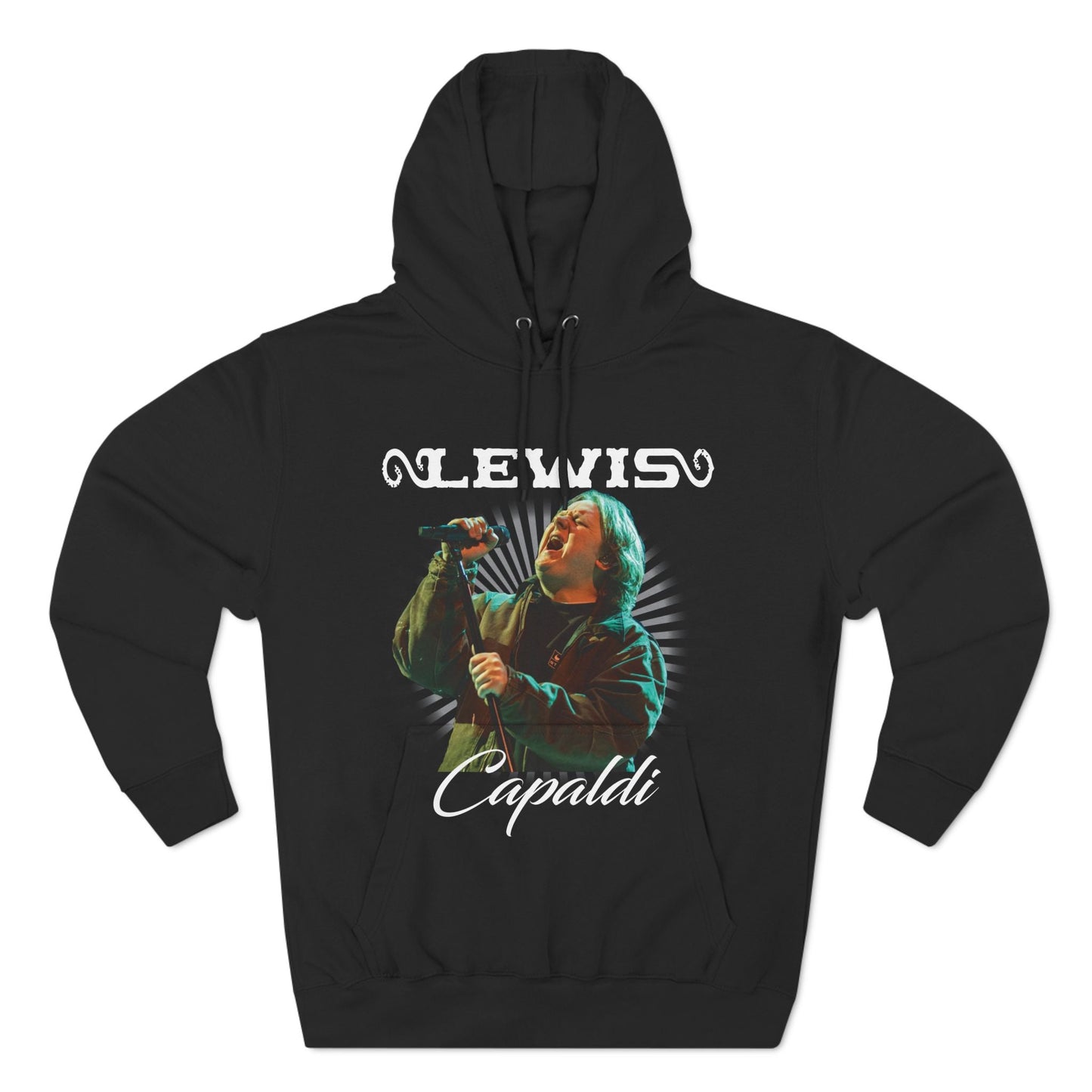 Lewis Capaldi Three-Panel Fleece Hoodie - Graphic